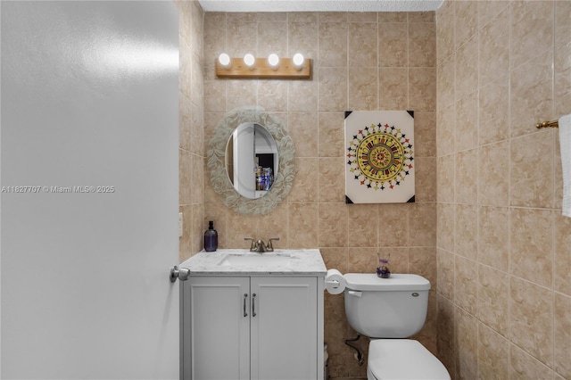 2260 SW 84th Way, Miramar, FL 33025 - half bath featuring vanity and tile walls