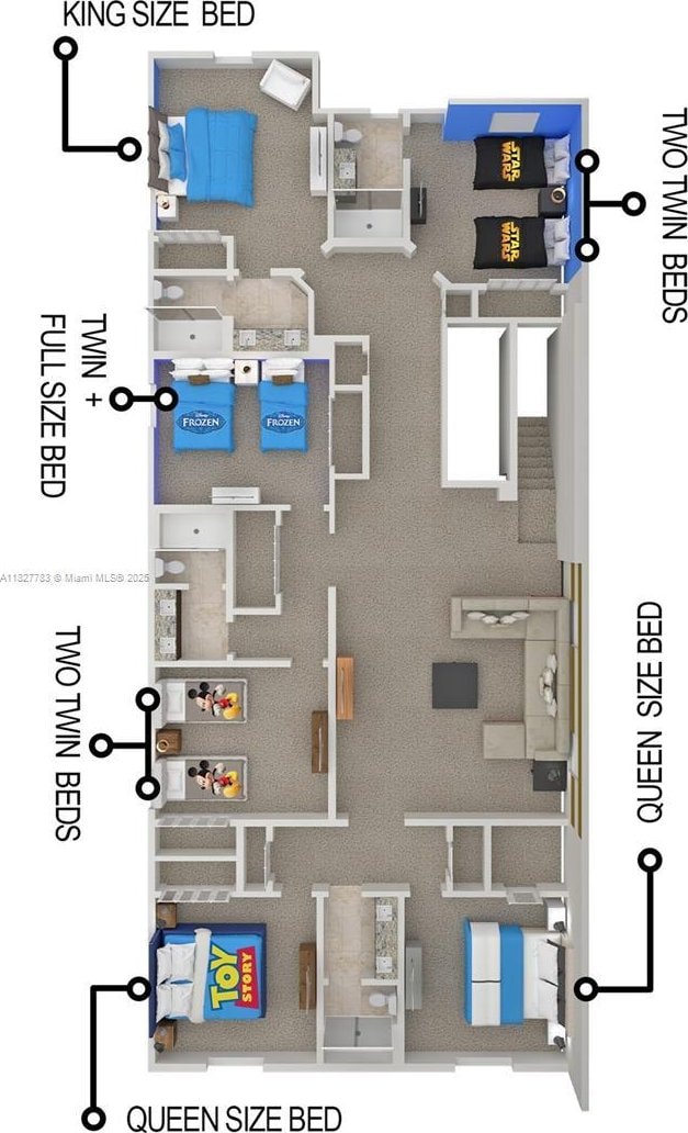 1892 Gobi Dr, Kissimmee, FL 3474 - view of home floor plan