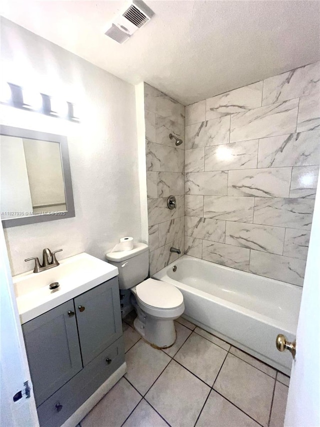 2331 NW 96th Ter Unit 17F, Pembroke Pines, FL 33024 - full bath featuring vanity, bathing tub / shower combination, and tile patterned flooring