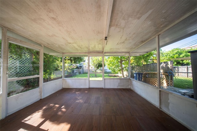 1115 NE 1st Ct Unit A, Hallandale Beach, FL 33009 - unfurnished sunroom featuring healthy amount of natural light