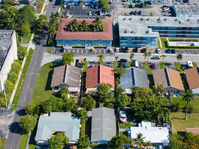 1115 NE 1st Ct Unit A, Hallandale Beach, FL 33009 - aerial overview of property's location featuring nearby suburban area