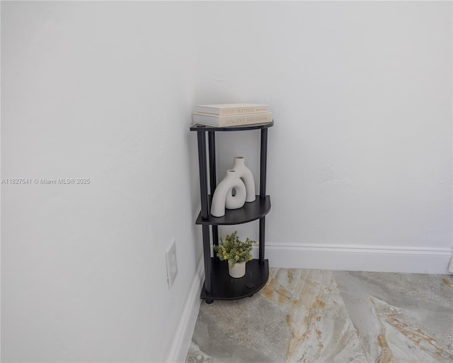 2125 SW 26th St, Miami, FL 33133 - detailed view of baseboards and concrete floors