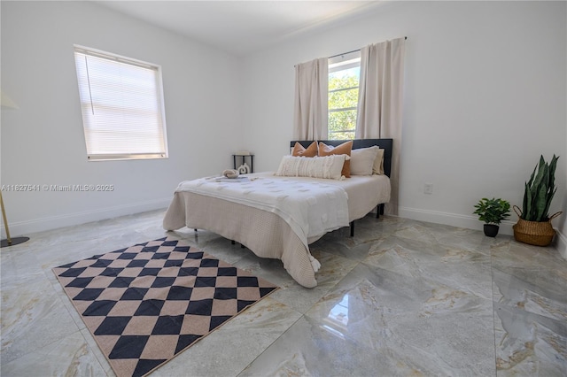 2125 SW 26th St, Miami, FL 33133 - bedroom with marble tiled flooring and baseboards