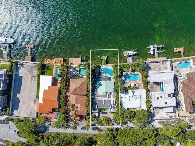 1375 N Biscayne Point Rd, Miami Beach, FL 33141 - aerial view of property's location with a pool