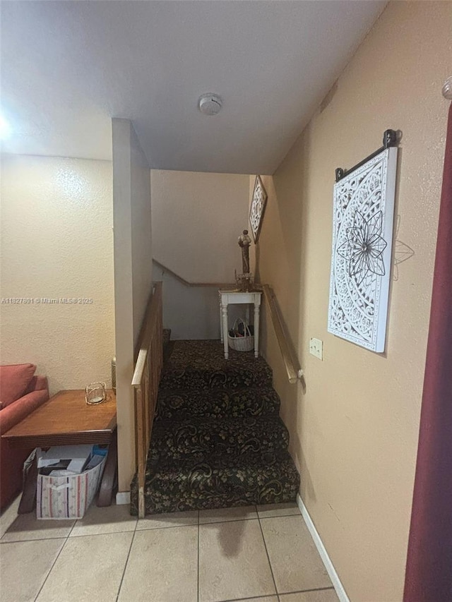 330 N Deerfield Ave, Deerfield Beach, FL 33441 - stairway with tile patterned flooring