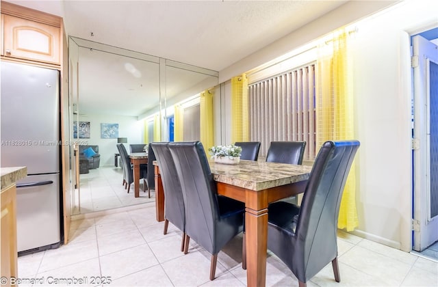 3021 Ventnor H Unit 3021, Deerfield Beach, FL 33442 - dining space featuring light tile patterned flooring