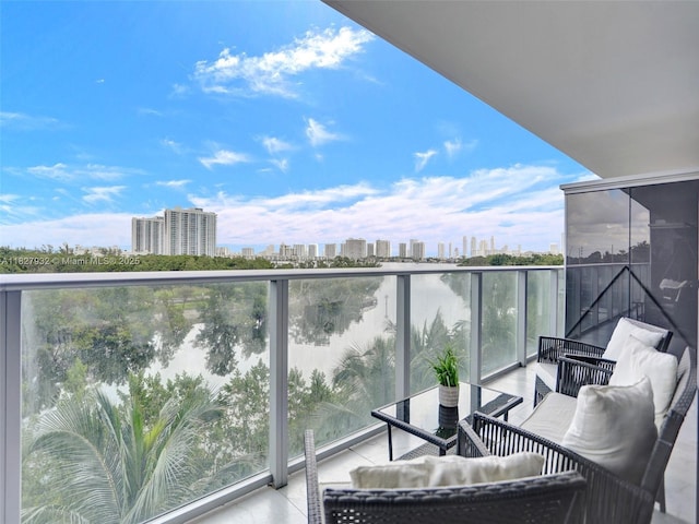 16385 Biscayne Blvd Unit 403, North Miami Beach, FL 33160 - balcony featuring a skyline view
