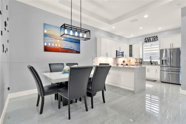 17709 SW 150th Ct, Miami, FL 33187 - dining area with recessed lighting and baseboards