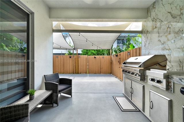 17709 SW 150th Ct, Miami, FL 33187 - view of patio with area for grilling