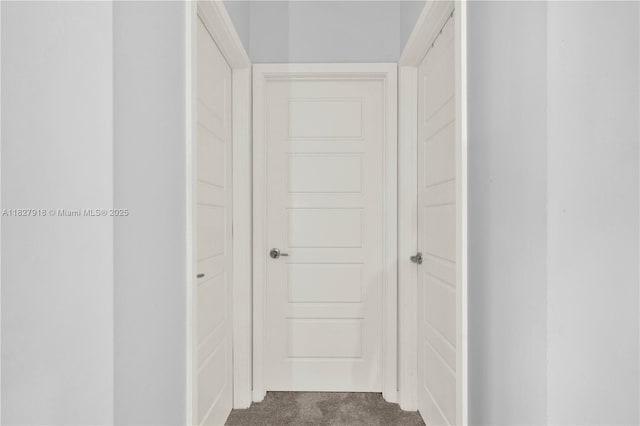 17709 SW 150th Ct, Miami, FL 33187 - hall featuring dark colored carpet