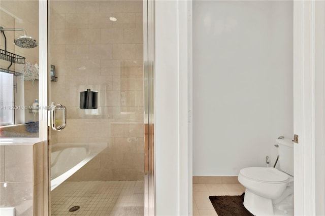 17709 SW 150th Ct, Miami, FL 33187 - full bathroom with tile patterned floors and a stall shower
