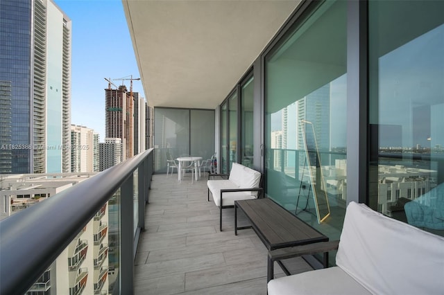 460 NE 28th St Unit 2407, Miami, FL 33137 - balcony with a city view