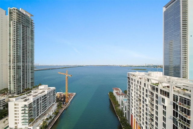 460 NE 28th St Unit 2407, Miami, FL 33137 - water view featuring nearby urban area
