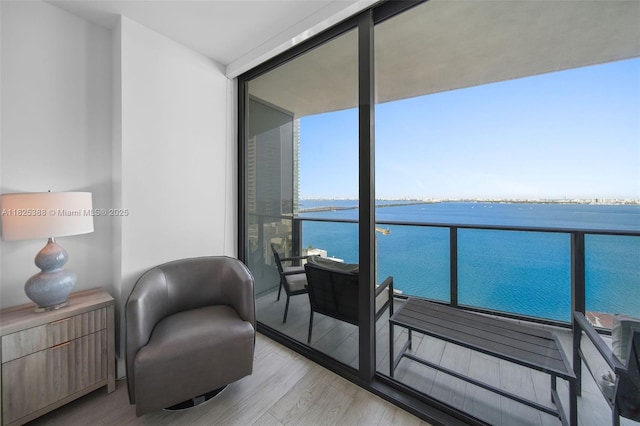 460 NE 28th St Unit 2407, Miami, FL 33137 - balcony with a water view