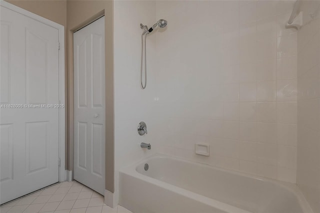 3843 Oak Ridge Cir, Weston, FL 33331 - bathroom featuring shower / bath combination and tile patterned floors