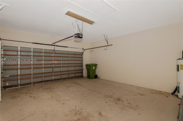 3843 Oak Ridge Cir, Weston, FL 33331 - garage featuring a garage door opener and water heater