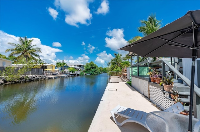 456 Bowie Ln, Key Largo, FL 33037 - view of pool featuring a water view