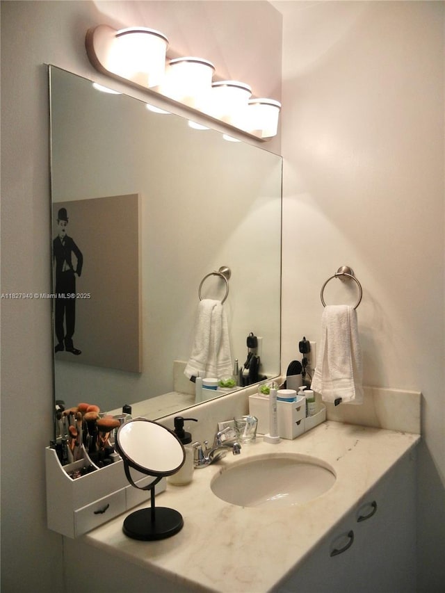 133 NE 2nd Ave Unit 815, Miami, FL 33132 - bathroom with vanity