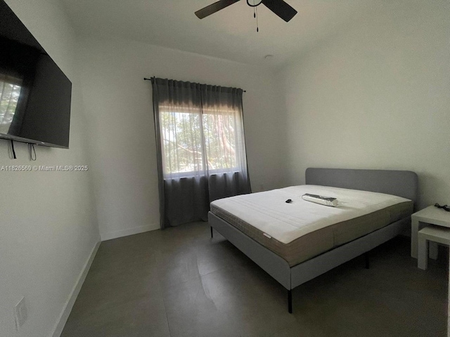 901 Estall St, Key Largo, FL 33037 - bedroom featuring baseboards and a ceiling fan