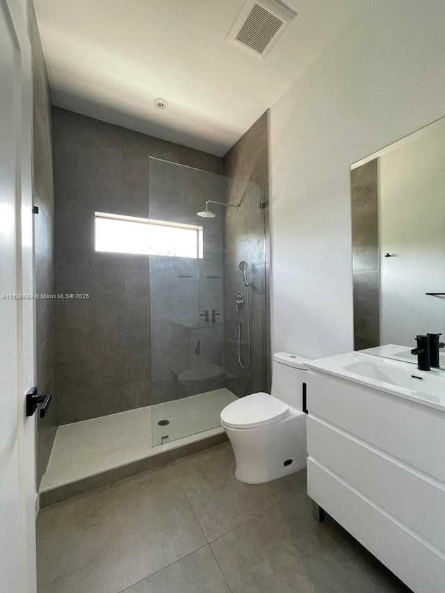 901 Estall St, Key Largo, FL 33037 - full bathroom featuring tile patterned floors, a walk in shower, and vanity