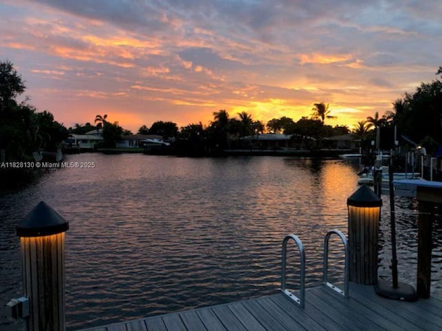 2108 NE 24th St, Wilton Manors, FL 33305 - dock with a water view