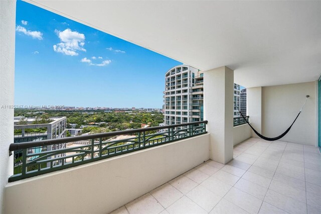 3400 SW 27th Ave Unit 1605, Miami, FL 33133 - balcony with a city view