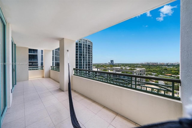 3400 SW 27th Ave Unit 1605, Miami, FL 33133 - balcony with a city view