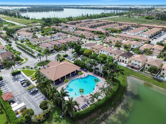 3574 W 88th Ter, Hialeah, FL 33018 - bird's eye view of a large body of water and a pool area