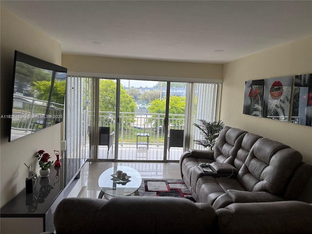 9365 Fontainebleau, Miami, FL 33172 - view of tiled living area