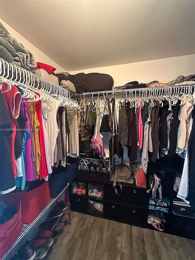 13499 Biscayne Blvd Unit 1013, North Miami, FL 33181 - walk in closet with wood finished floors