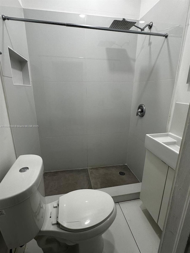126 Mendoza Ave Unit 1, Coral Gables, FL 33134 - bathroom with a shower stall and vanity