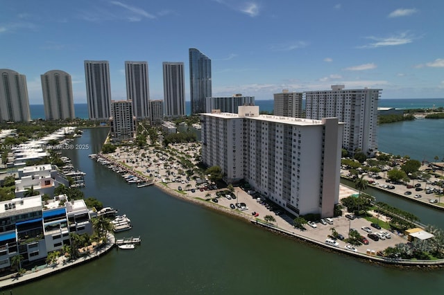 400 Kings Point Dr Unit 1222, Sunny Isles Beach, FL 33160 - aerial view of a large body of water and skyline