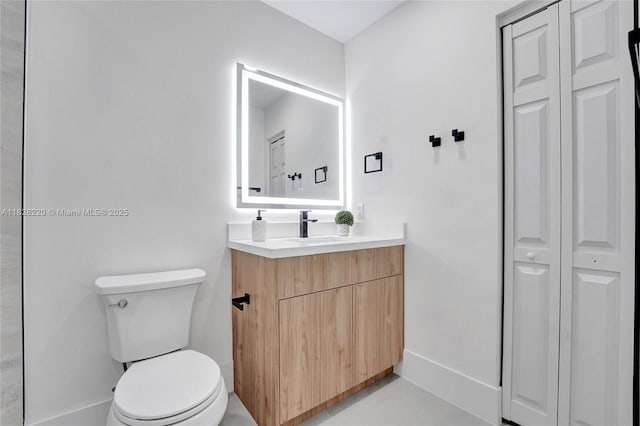 5850 Rose Ter, Plantation, FL 33317 - bathroom with a closet and vanity
