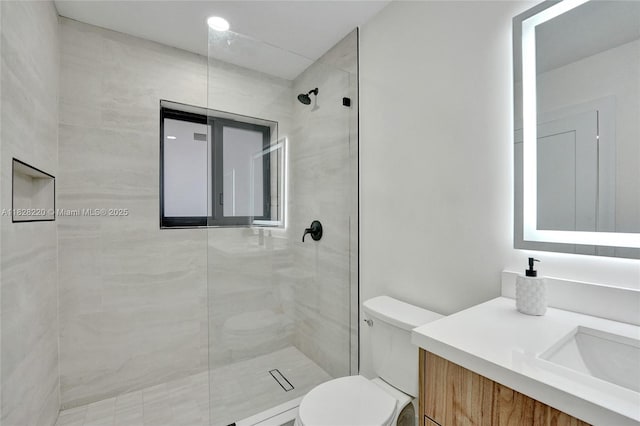5850 Rose Ter, Plantation, FL 33317 - bathroom with a tile shower and vanity
