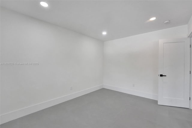 5850 Rose Ter, Plantation, FL 33317 - unfurnished room with concrete flooring and recessed lighting