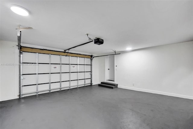 5850 Rose Ter, Plantation, FL 33317 - garage with a garage door opener and baseboards