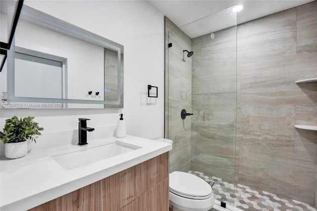 5850 Rose Ter, Plantation, FL 33317 - bathroom with a tile shower and vanity