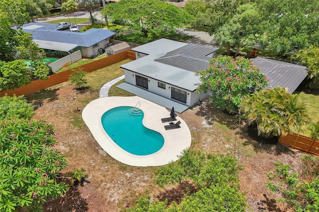 5850 Rose Ter, Plantation, FL 33317 - view of pool featuring a fenced backyard and a patio area