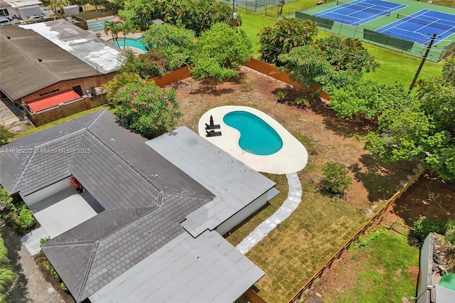 5850 Rose Ter, Plantation, FL 33317 - drone / aerial view of a pool