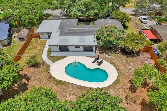 5850 Rose Ter, Plantation, FL 33317 - back of property with a patio and a fenced backyard