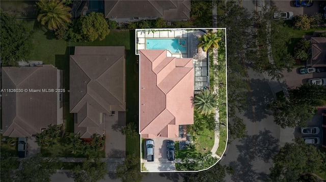 16488 SW 30th St, Miramar, FL 33027 - view of property location with a pool area and property boundaries highlighted