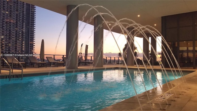 1600 NE 1st Ave Unit 2916, Miami, FL 33132 - community pool featuring a patio
