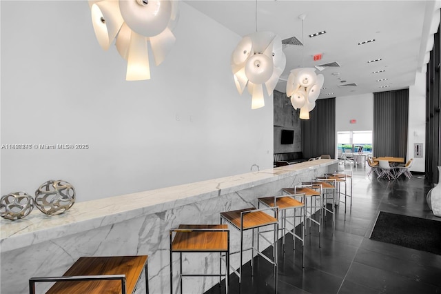 1600 NE 1st Ave Unit 2916, Miami, FL 33132 - kitchen with a high ceiling