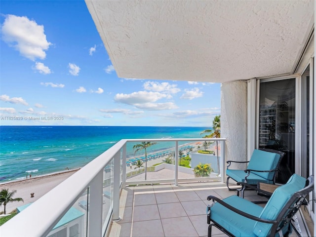 16445 Collins Ave Unit 726, Sunny Isles Beach, FL 33160 - balcony with view of water and beach