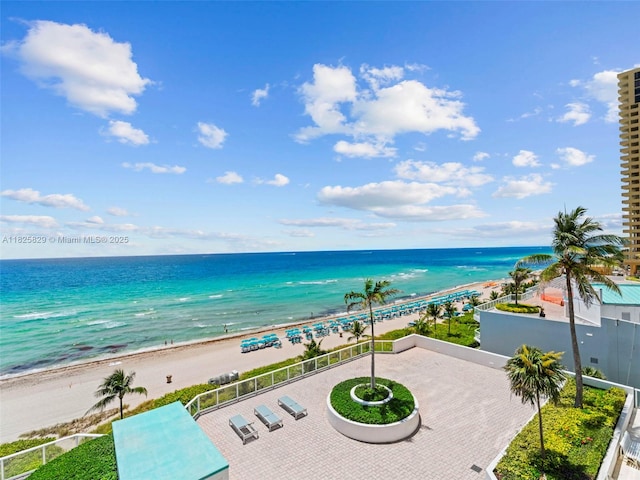 16445 Collins Ave Unit 726, Sunny Isles Beach, FL 33160 - water view featuring local beach