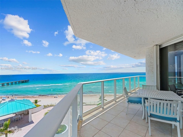 16445 Collins Ave Unit 726, Sunny Isles Beach, FL 33160 - balcony with view of water and beach