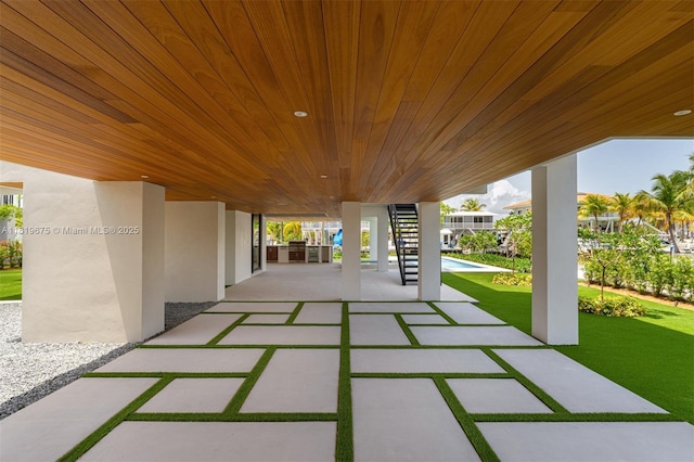301 Buttonwood Cir # B, Key Largo, FL 33037 - view of patio with stairs