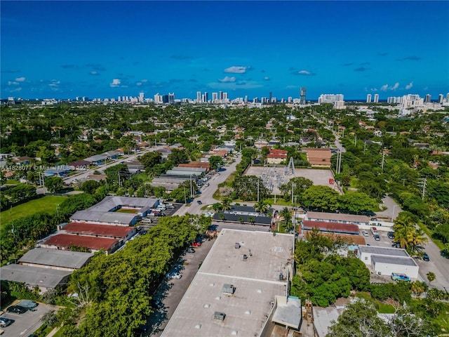 1000 SW 10th Ter Unit 2P, Hallandale Beach, FL 33009 - aerial overview of property's location with skyline