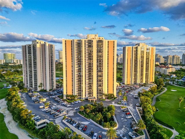 20367 W Country Club Dr Unit L25, Aventura, FL 33180 - view of property with a view of skyline and golf course view