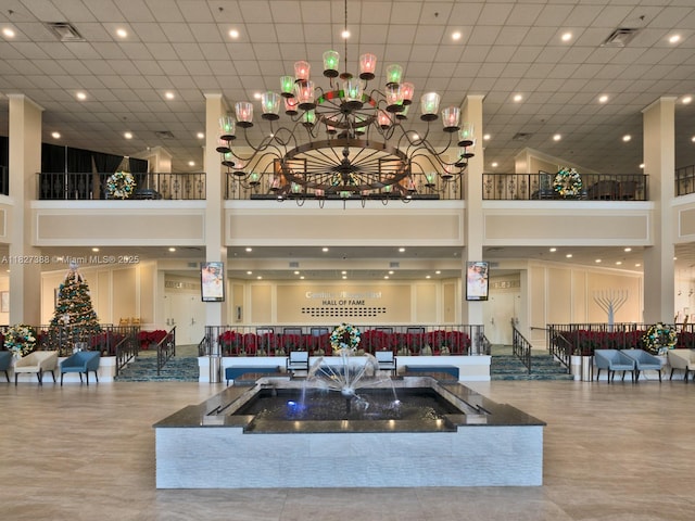 199 Durham D Unit 199, Deerfield Beach, FL 33442 - community lobby with a towering ceiling